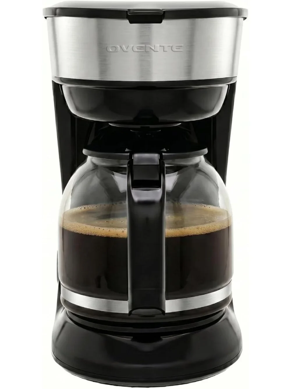 12-Cup Drip Coffee Maker with Easy On/Off Switch, Compact & Stylish Design